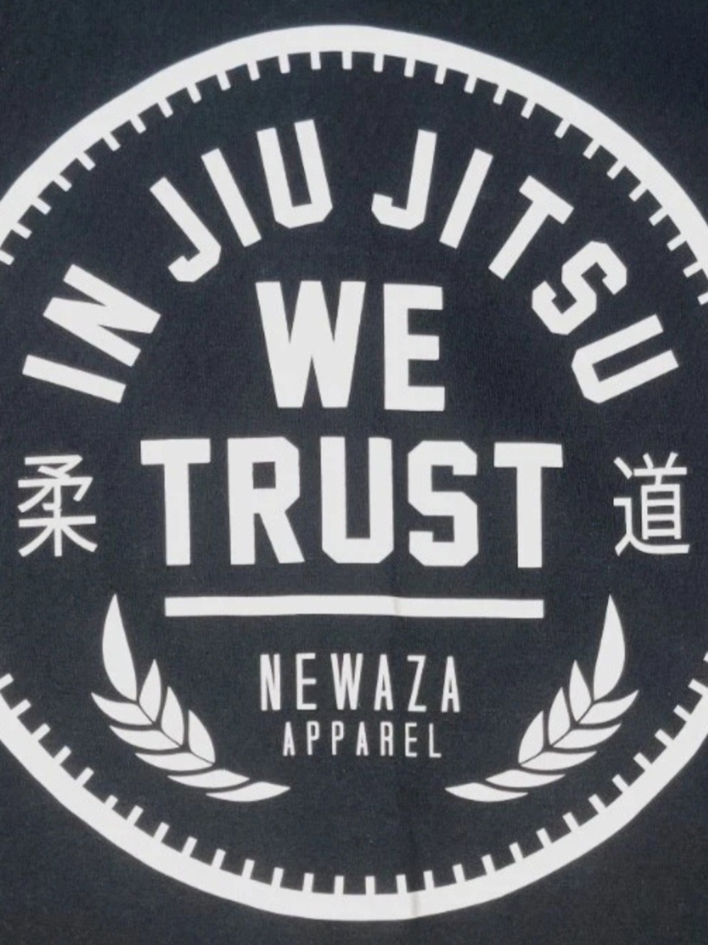 In Jiu Jitsu We Trust Newaza BJJ Black SS Graphic T Shirt Mens 20XL Cotton New